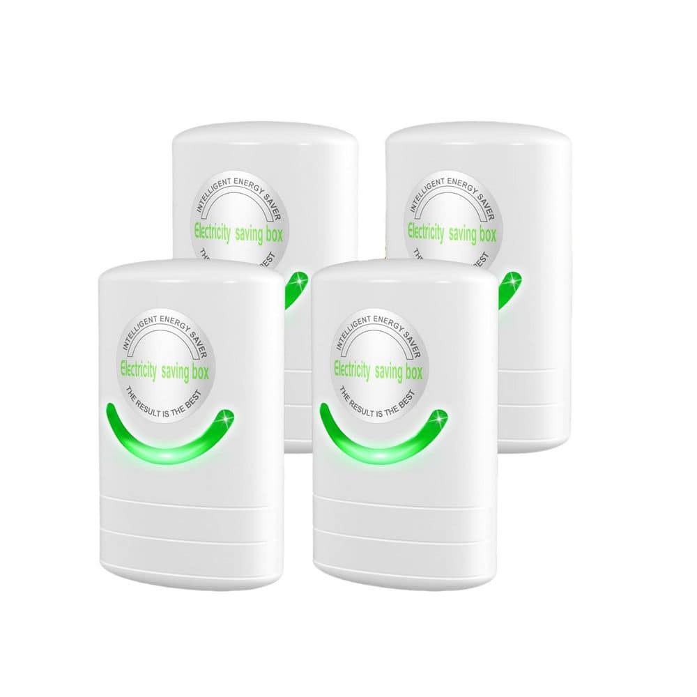 Energy Saving Device 4-Pack Power Saver Electricity Saver US Plug 90-Volt-250-Volt for Home Appliances - Hercitys