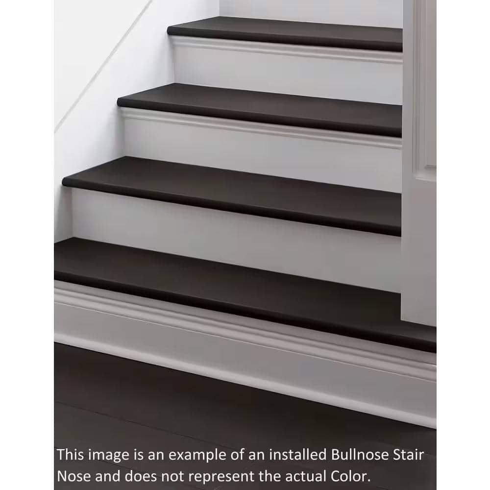 Turner 9/16 in. Thick x 2-3/8 in. Width x 78 in. Length Flush Stair Nosing European White Oak Hardwood Trim - Hercitys