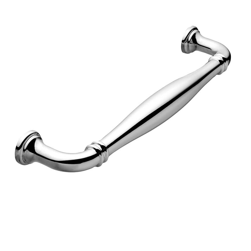Paris 6 in. (152 mm) Center-to-Center Traditional Polished Nickel Bar Drawer Pull - Hercitys