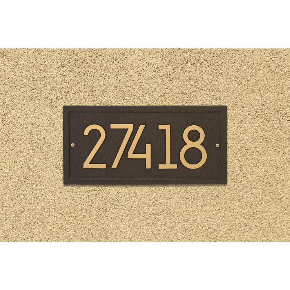Rectangle Modern Personalized Rectangle Wall Plaque - Hercitys