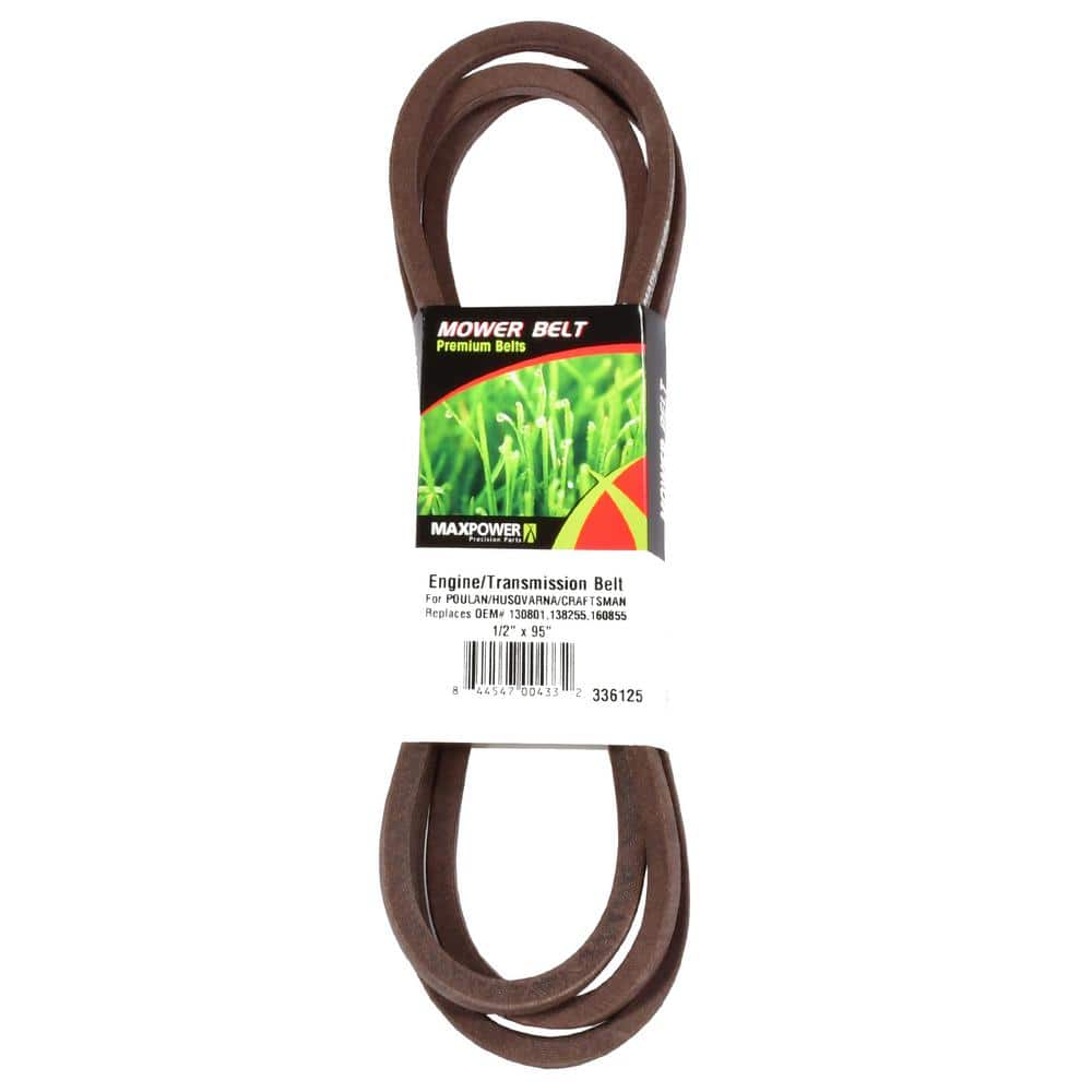 Transmission Belt for Craftsman Husqvarna Poulan Replaces OEM # 130801 - Hercitys