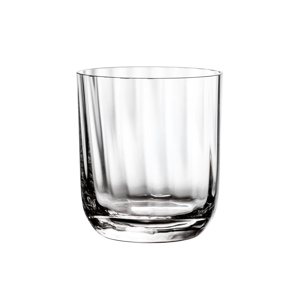6.75 oz. Rose Garden Clear Glass Tumbler Set (Set of 4) - Hercitys