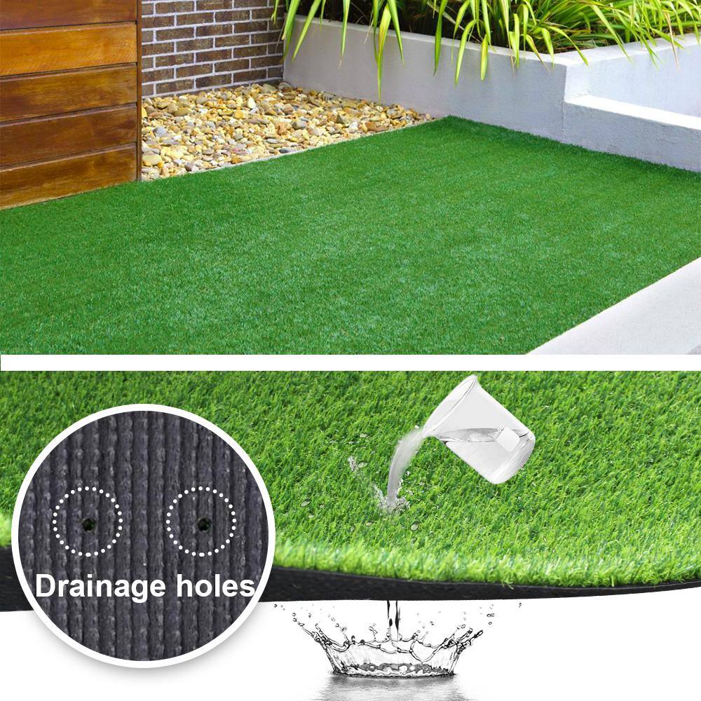 Greenfield 6 ft. x 10 ft. Green Artificial Grass Turf - Hercitys
