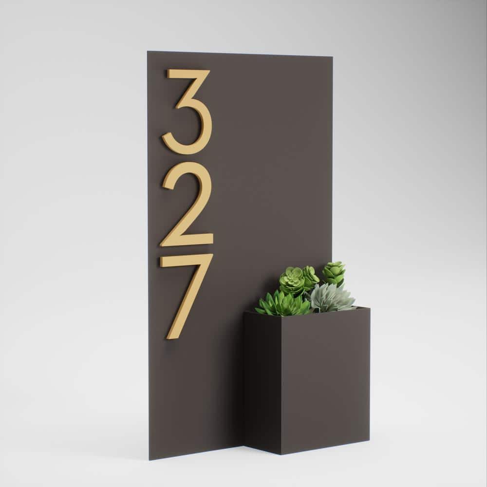 Curb Appeal Rectangle Address Planter - Hercitys