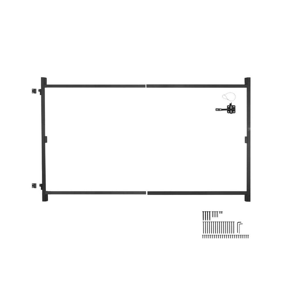 Gate Building Kit, Fits 60 to 96 in. Wide Openings, Up from 6 to 7ft. High Fence, Adjustable Gate Building Kit, Anti Sag - Hercitys