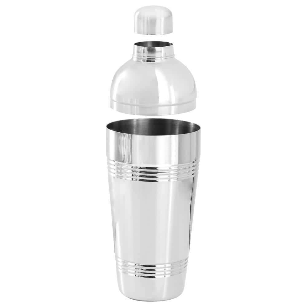 Baldwyn Stainless Steel 25.4 oz. Cocktail Shaker in Silver - Hercitys