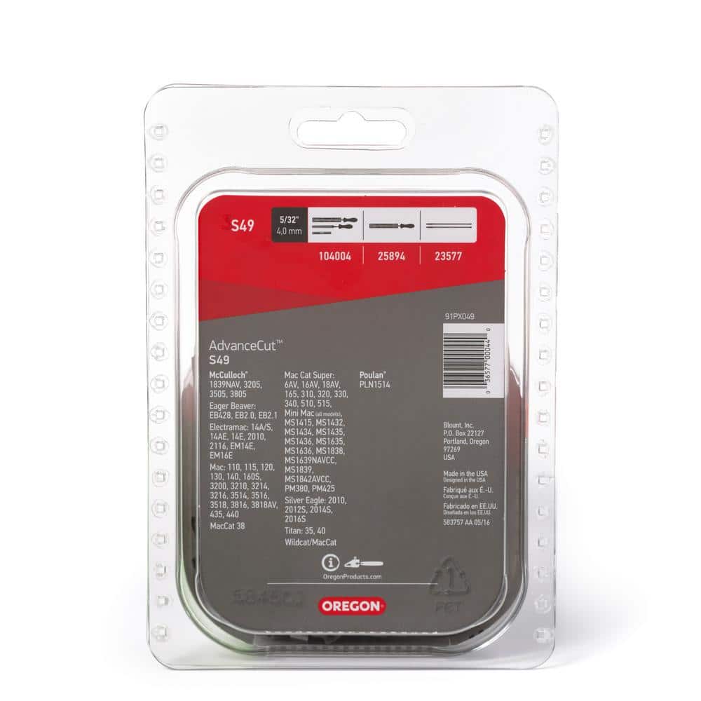 S49 Chainsaw Chain for 14 in.Bar Fits Echo, McCulloch, Remington, Craftsman, Pouland and more - Hercitys