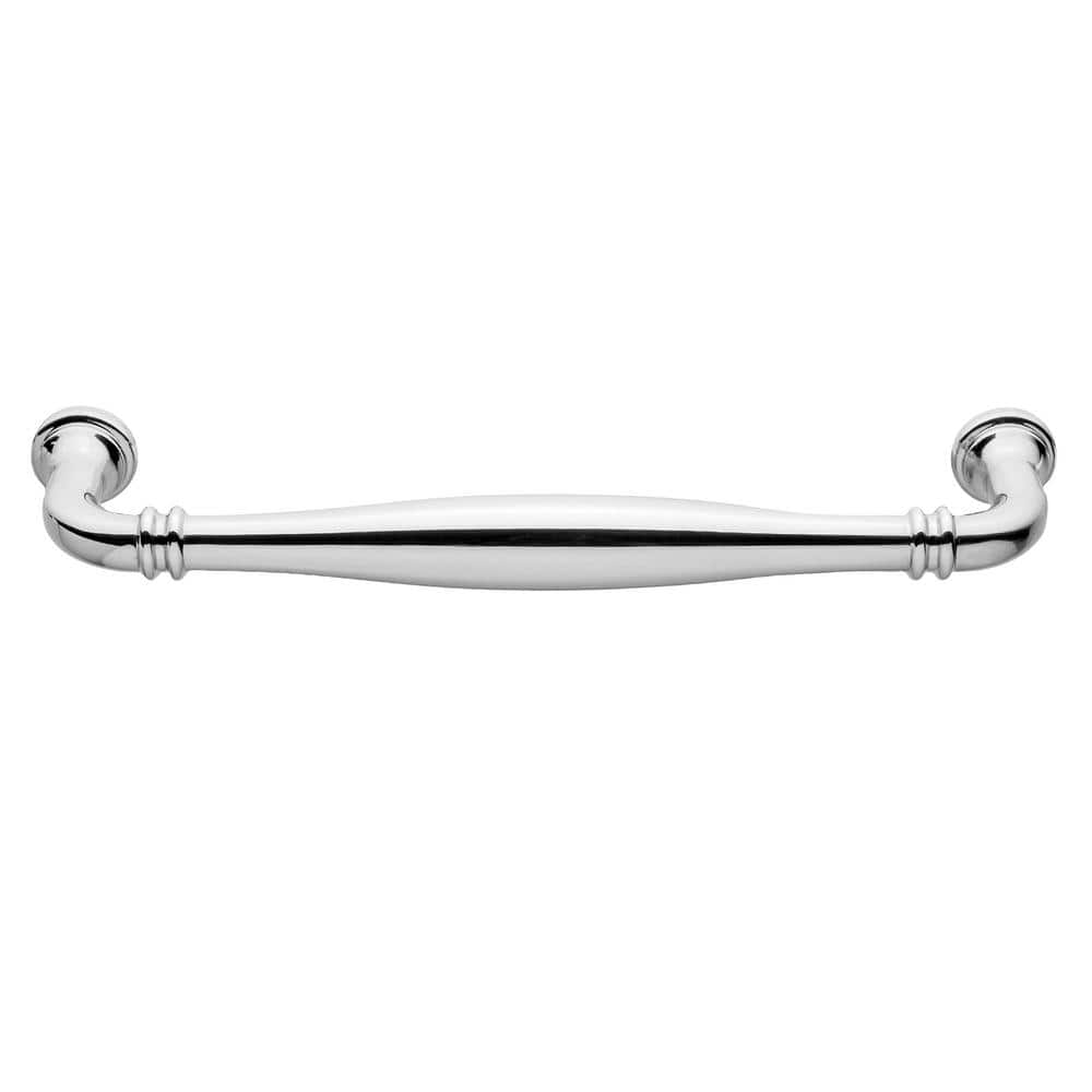 Paris 6 in. (152 mm) Center-to-Center Traditional Polished Nickel Bar Drawer Pull - Hercitys