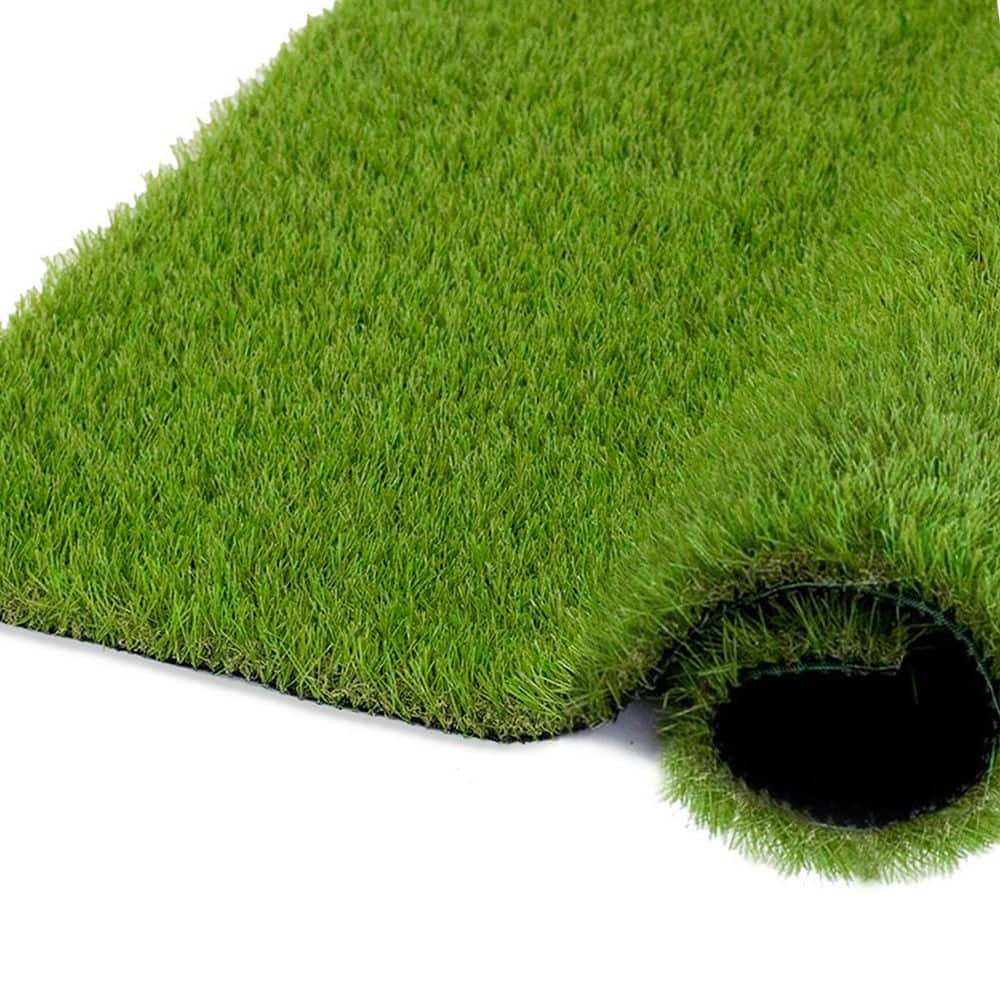 ECO 1.38 Pile Height 14 ft. W x Cut to Length Green Artificial Grass Turf - Hercitys