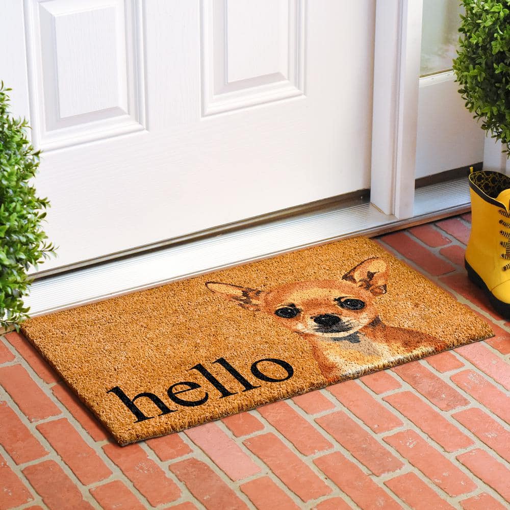 Brown Chihuahua Doormat 17″ x 29″ - Hercitys