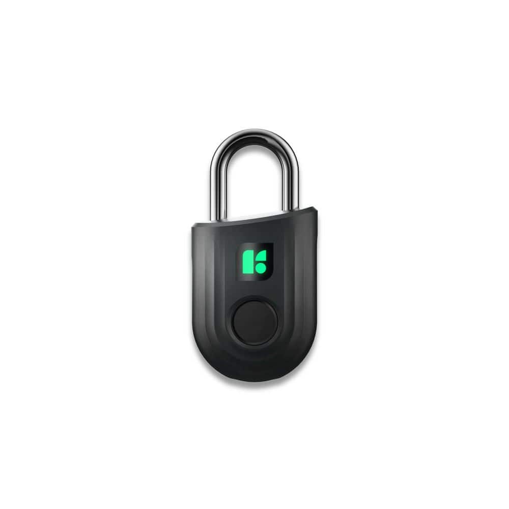 Keyless Fingerprint Combination Padlock with Mobile App, Water Resistant, Type-C Rechargeable - Hercitys