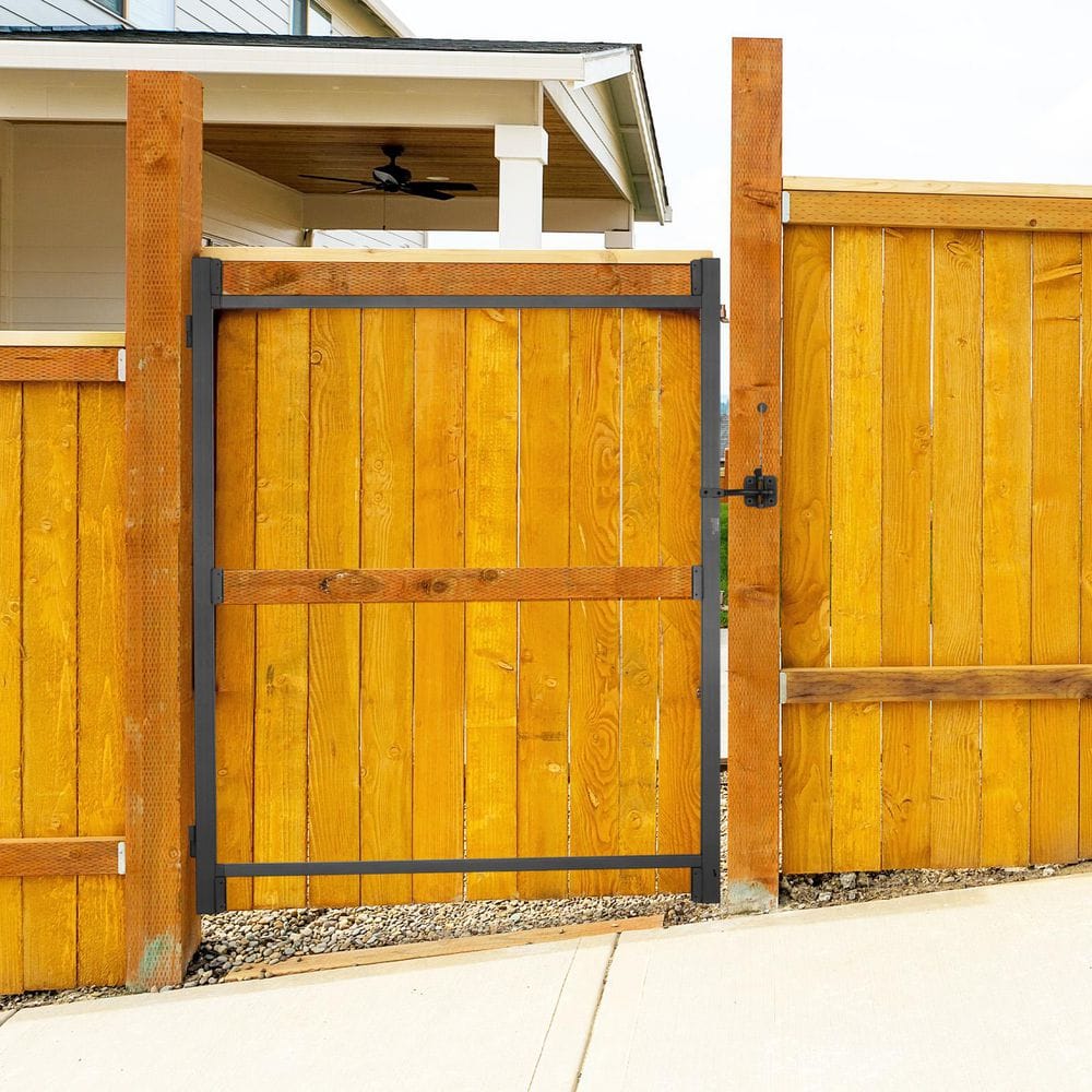 Gate Building Kit, Fits 36 to 60 in. Wide Openings, Up from 6 to 7 ft. High Fence, Adjustable Gate Building Kit Anti Sag - Hercitys