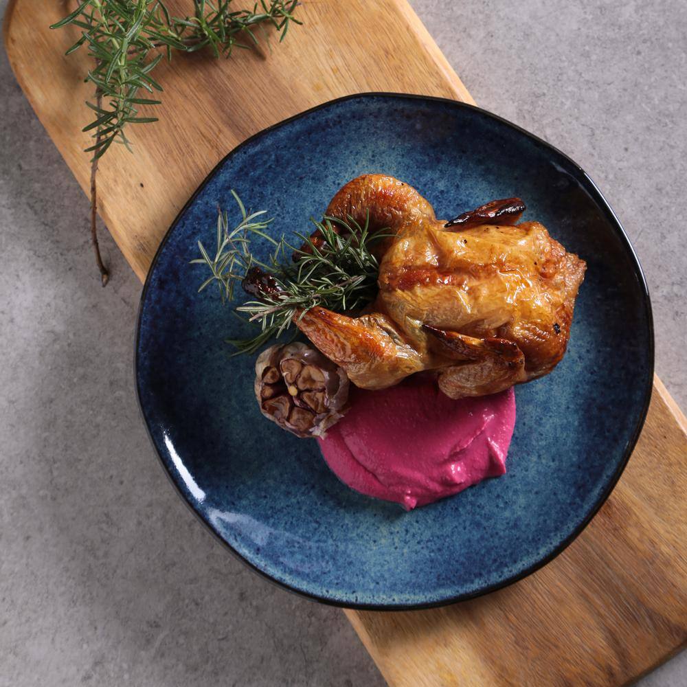 Denim Dinner Plate Organic (Set of 6) - Hercitys