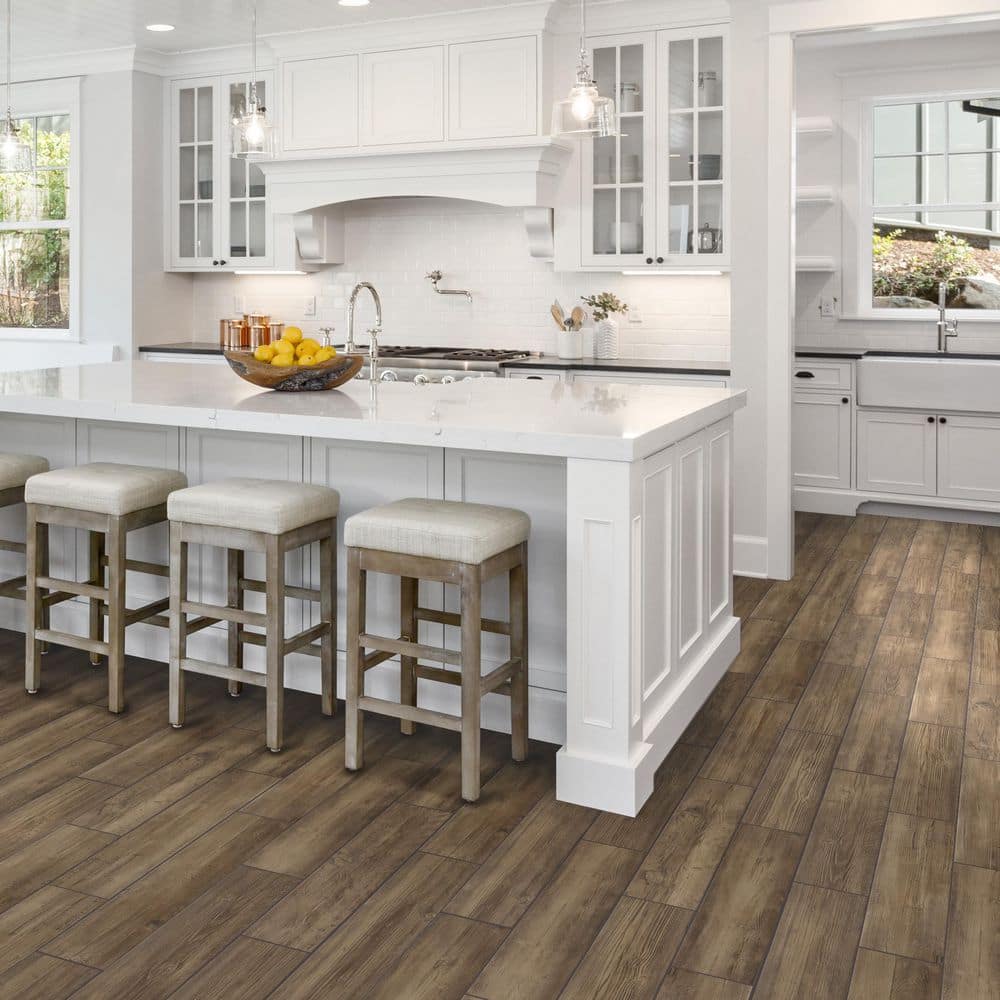 Tahoe Cedar Brown 6 in. x 24 in. Porcelain Floor and Wall Tile (14 sq. ft./Case) - Hercitys