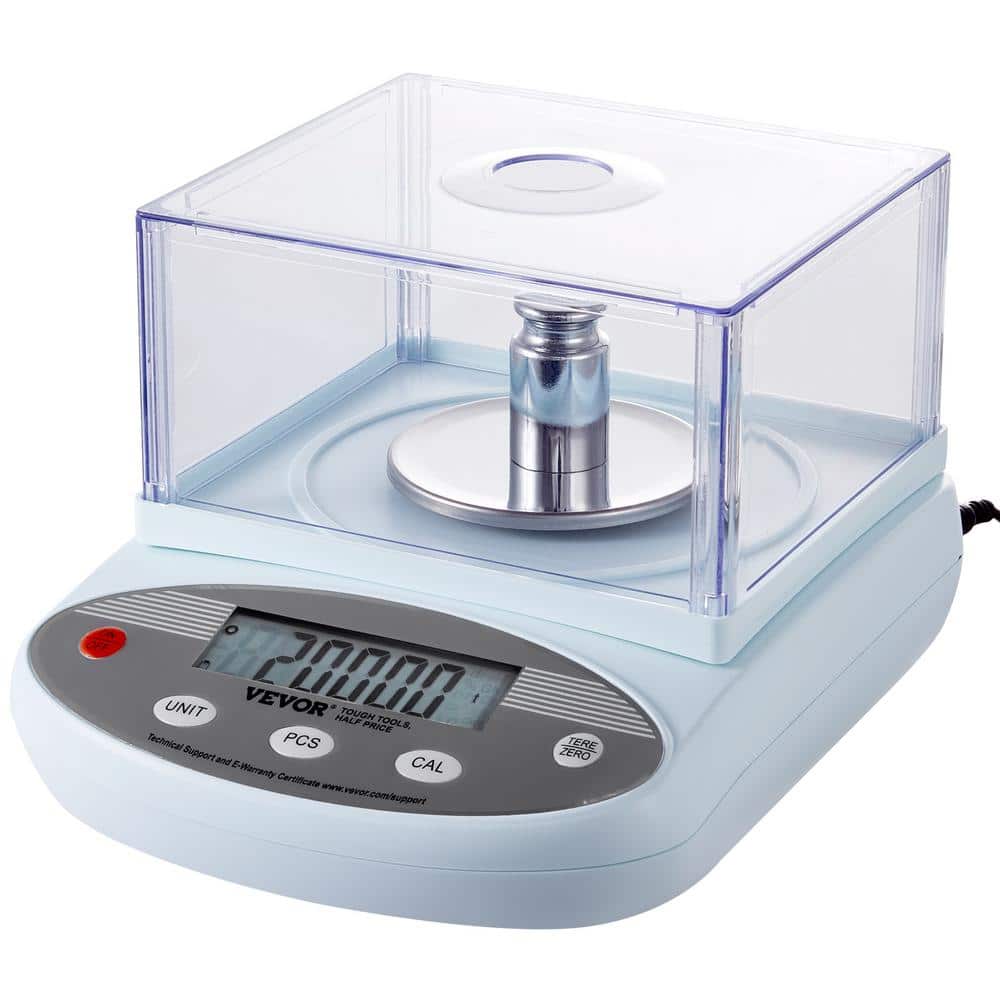 Analytical Balance, 500g x 0.001g Accuracy Precision LCD Food Scale, 13 Units Conversion Electronic Scientific Scale - Hercitys