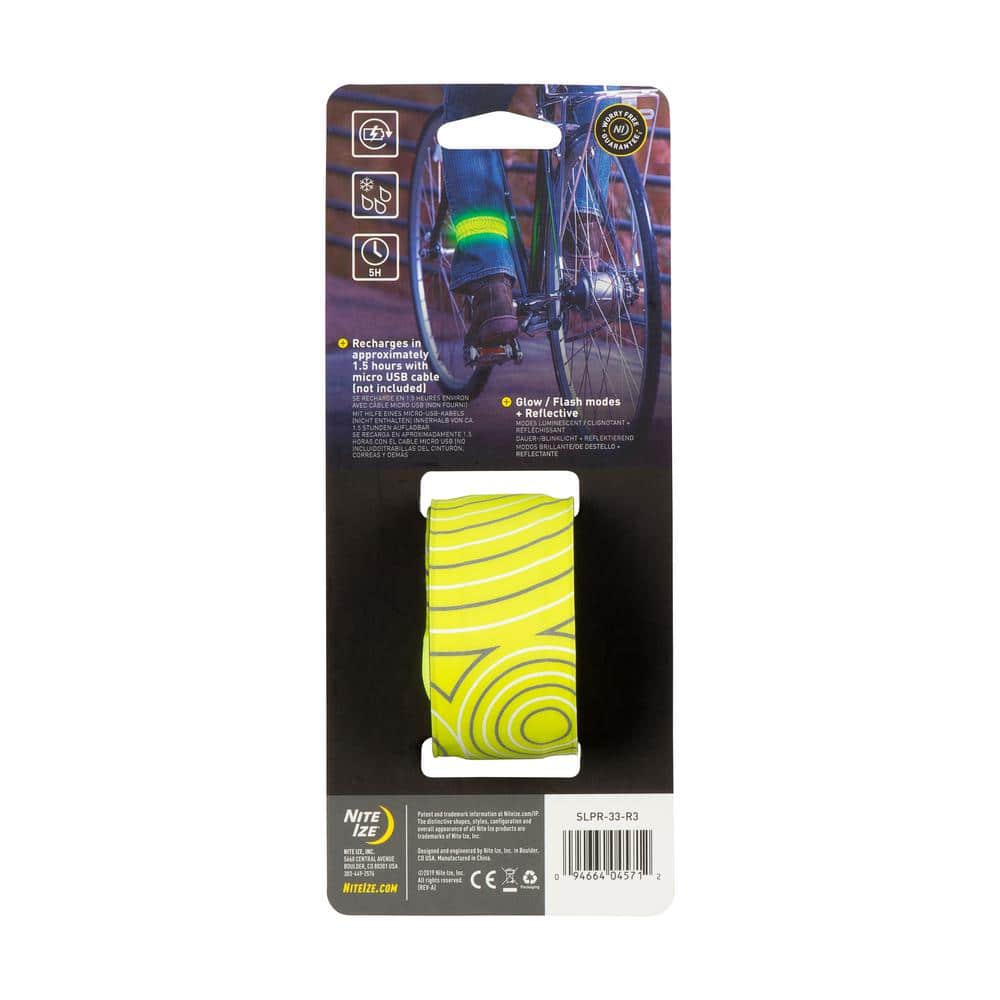 SlapLit Rechargeable LED Slap Wrap – Neon Yellow - Hercitys