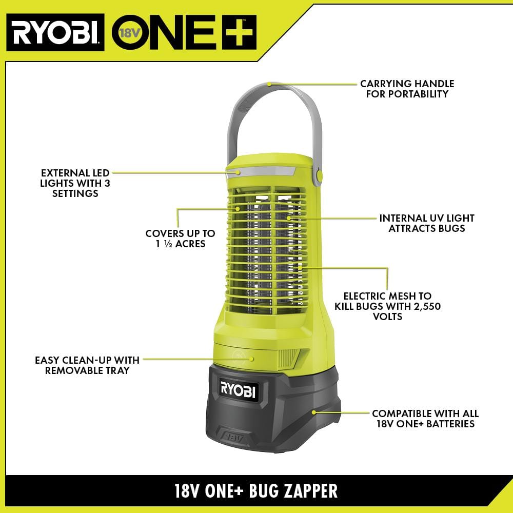 ONE+ 18-Volt Cordless Bug Zapper (Tool Only) - Hercitys