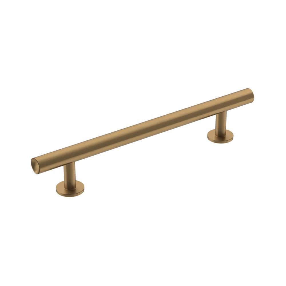 Radius 5-1/16 in. (128mm) Modern Champagne Bronze Bar Cabinet Pull - Hercitys