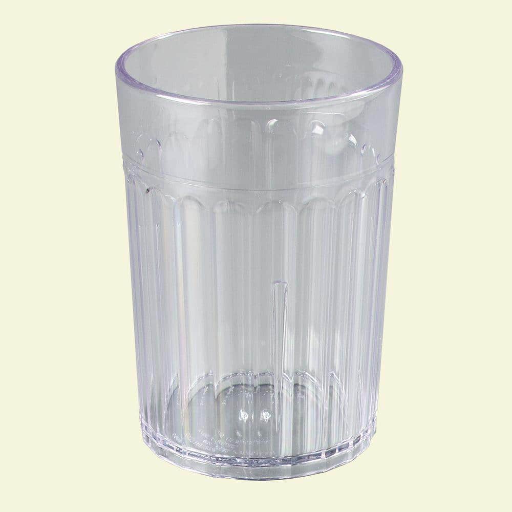 8 oz. SAN Plastic Tumbler in Clear (Case of 72) - Hercitys