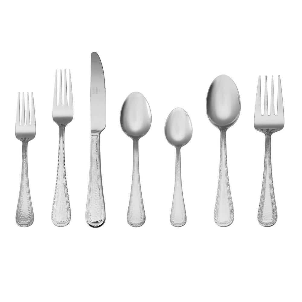Halston 42-Piece Flatware Set, stainless steel, 18/0 (Service for 8) - Hercitys