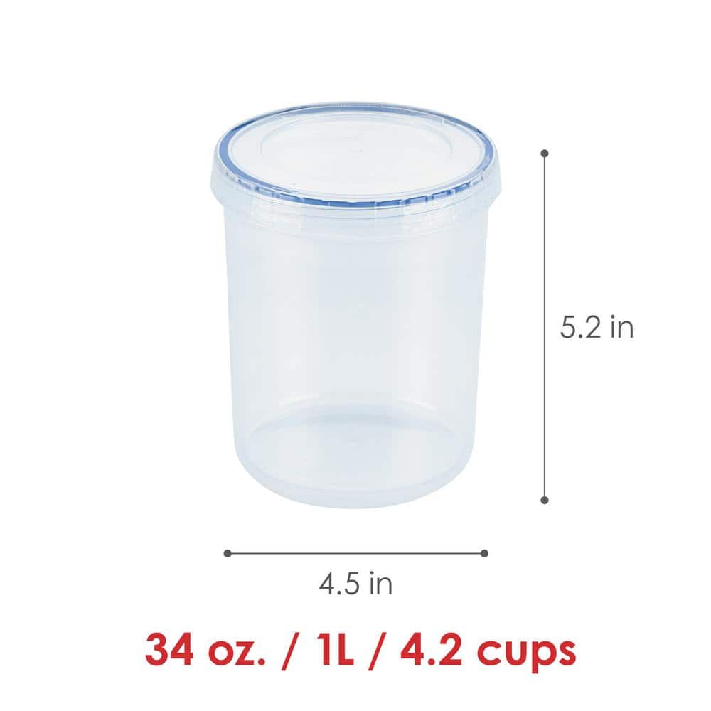 Twist 6-Piece 30.4 oz. Food Storage Container - Hercitys