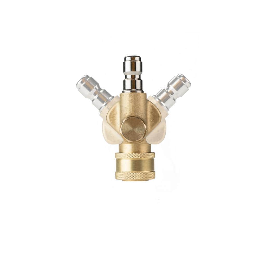 Universal 60° Pressure Washer Pivot Spray Nozzle – 4000 PSI – Quick-Connect - Hercitys