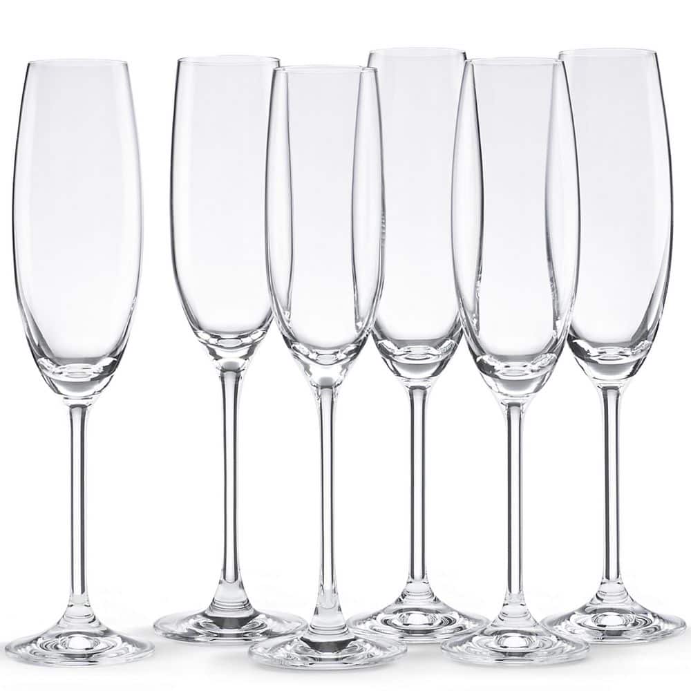 Tuscany Classics 8oz Champagne Flutes (Set of 6) - Hercitys