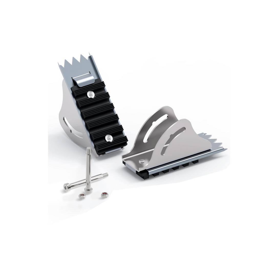 Silver Safety Feet Kit for Ext. Ladders – D1200/1300/1700/1800 Series - Hercitys