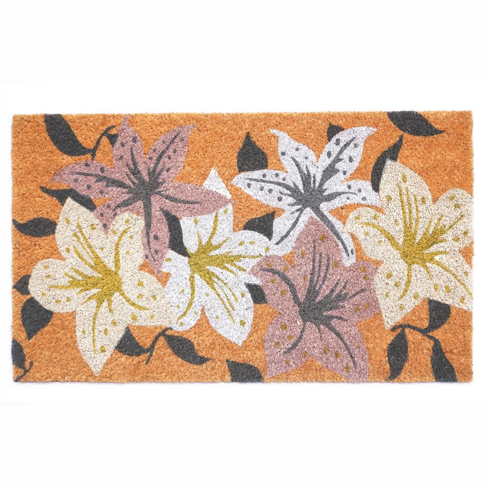 Lovely Lilies Doormat 17″ x 29″ - Hercitys