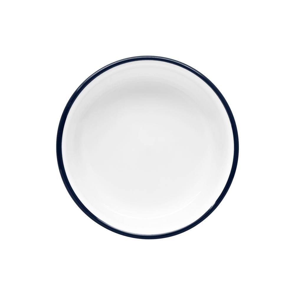 Colortex Stone Navy 3.75 in., 9 fl.oz. Porcelain Mini Bowls, (Set of 4) - Hercitys