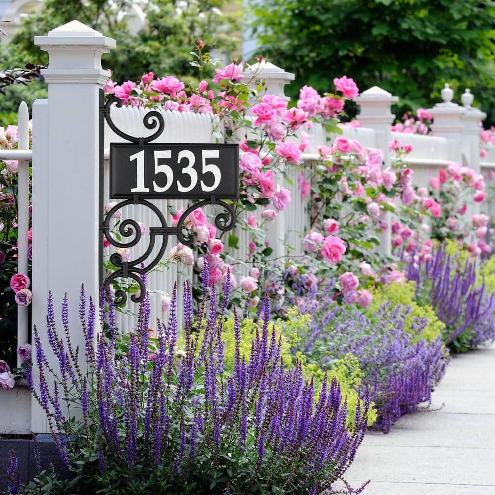 Nite Bright Ironwork Rectangle Reflective Address Post Sign - Hercitys