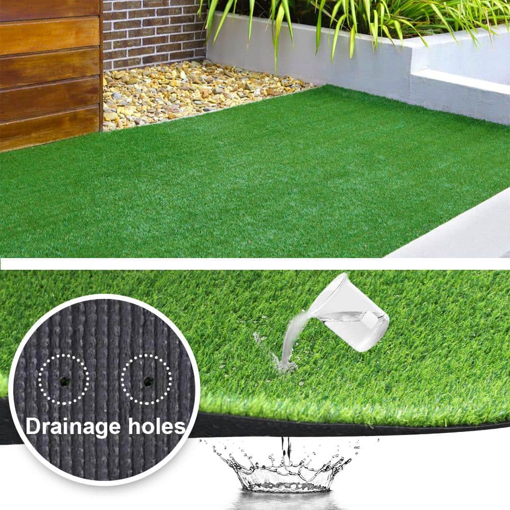 Greenfield 10 ft. W x Cut To Length Green Artificial Grass Turf - Hercitys