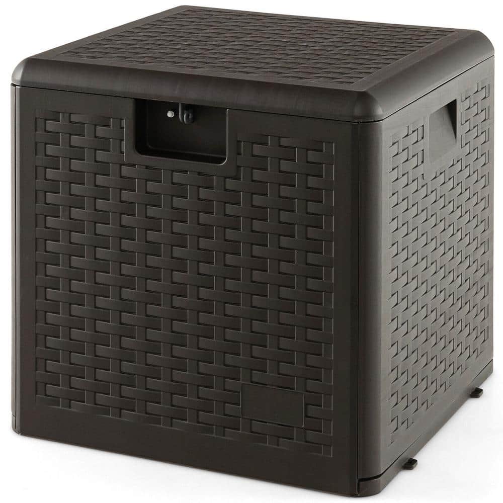 Outdoor 31 Gal. HDPE Storage Deck Box with Lockable Lid - Hercitys