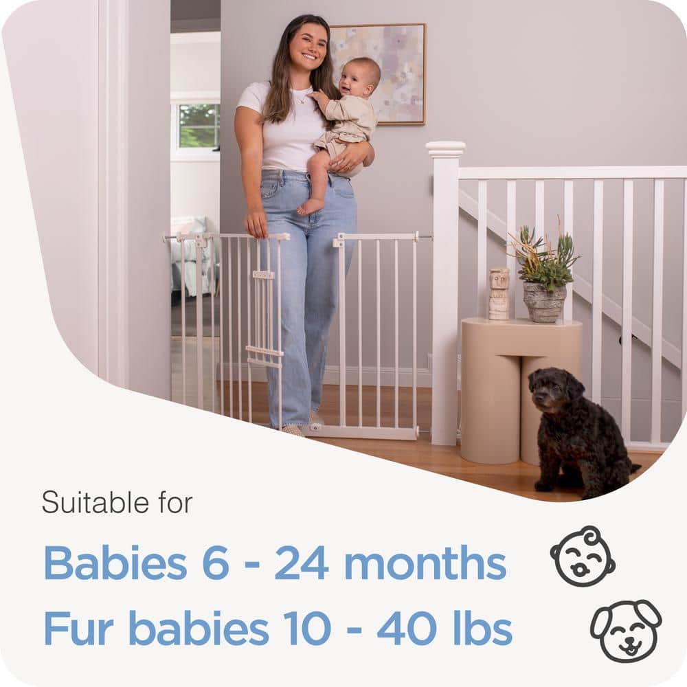 Easy Fit Extra Wide 30 in. H Pet Gate - Hercitys