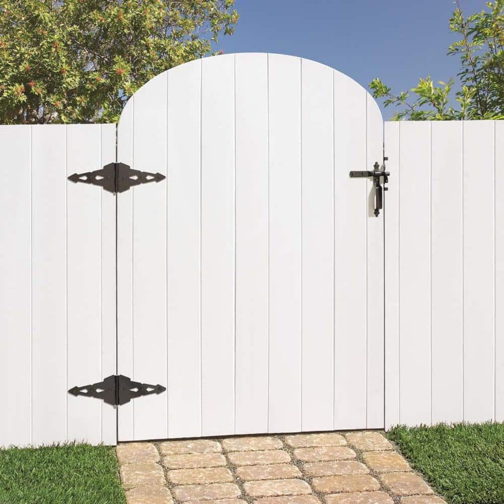 Black Stainless Steel Post Latch Gate Set - Hercitys