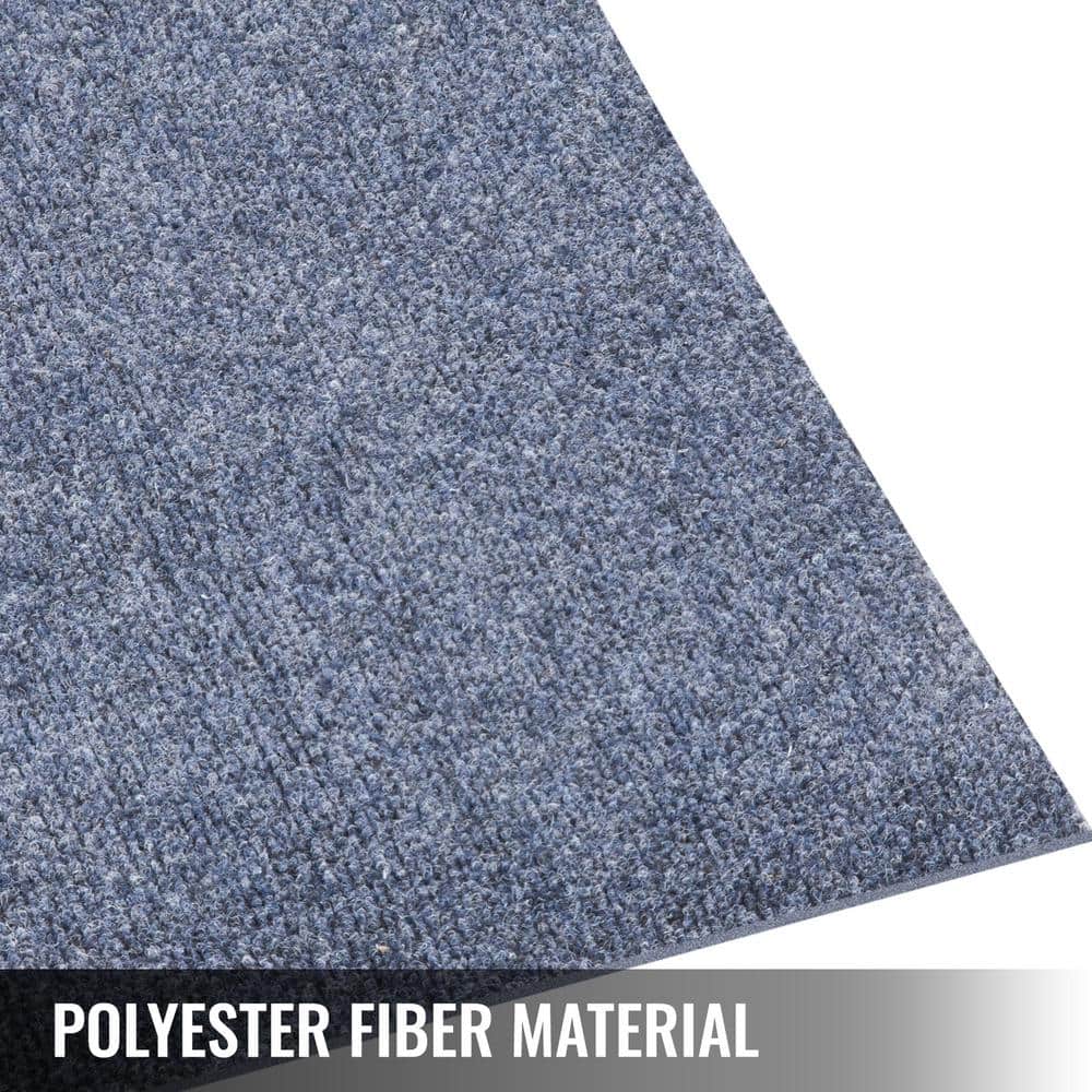 Marine Carpet 6 sq. ft. W x 20 oz. Polyester Boat Carpet Texture Rugs Water-Proof Blue Carpeting Full Roll Carpet - Hercitys