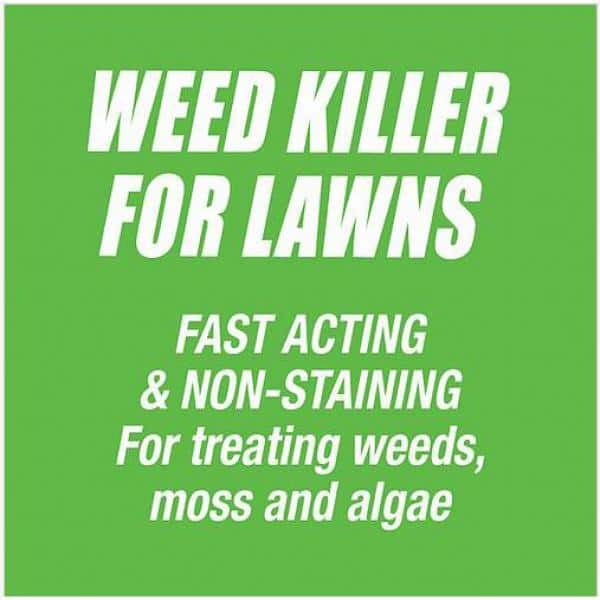 Weed Killer for Lawns, 1 Gal. Ready-to-Use with Battery Sprayer - Hercitys