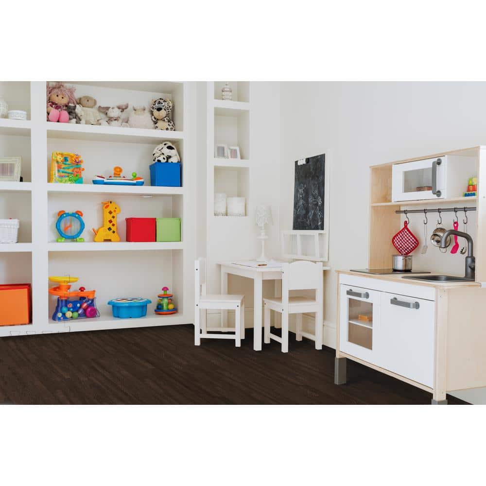 Charcoal 24 in. x 24 in. Interlocking Foam Anti Fatigue Tiles (16 sq. ft./case) - Hercitys