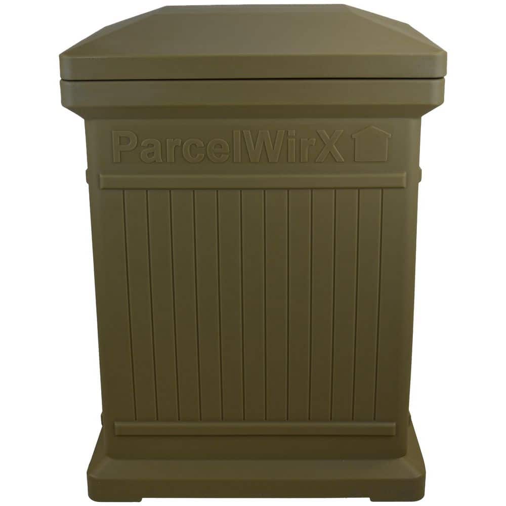 ParcelWirx Oak Vertical Package Delivery Box - Hercitys