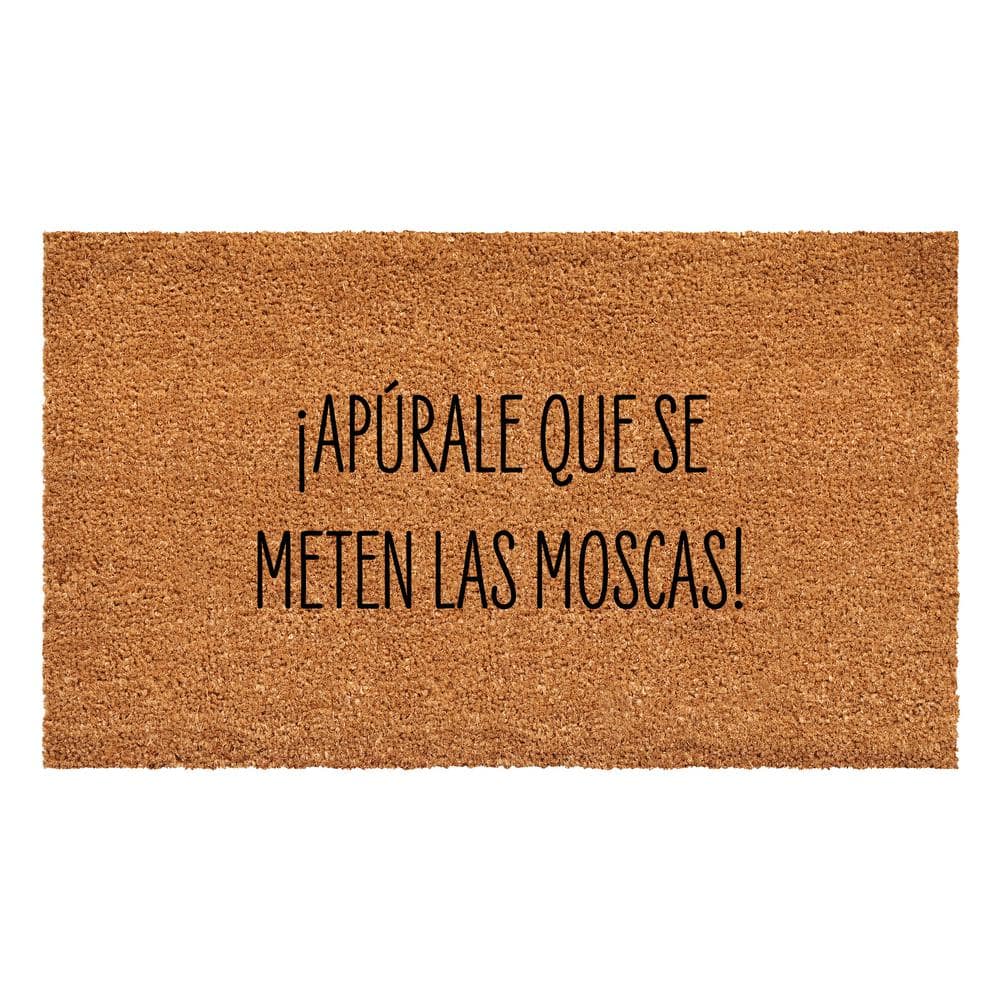 Apurale que se meten las moscas Doormat 17″ x 29″ - Hercitys