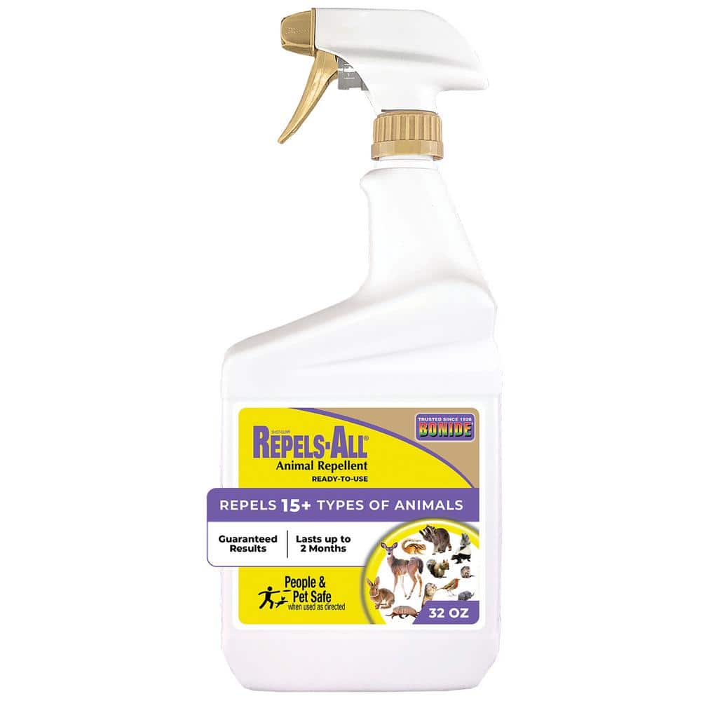 Repels-All Animal Repellent, 32 oz Ready-To-Use, Long Lasting Outdoor Garden Deer Repellent - Hercitys