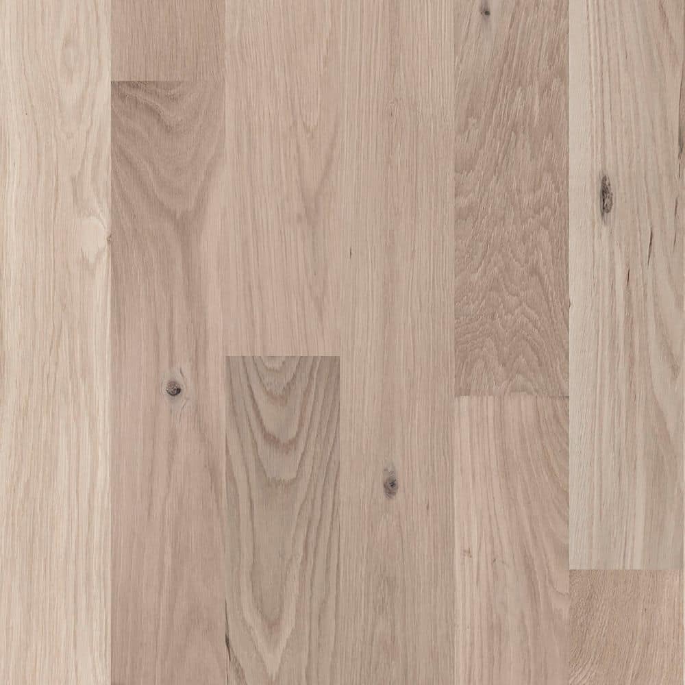 Unfinished White Oak 5/8 in. T x 7 in. W Tongue and Groove Smooth Engineered Hardwood Flooring (18.96 sq. ft./ ctn) - Hercitys