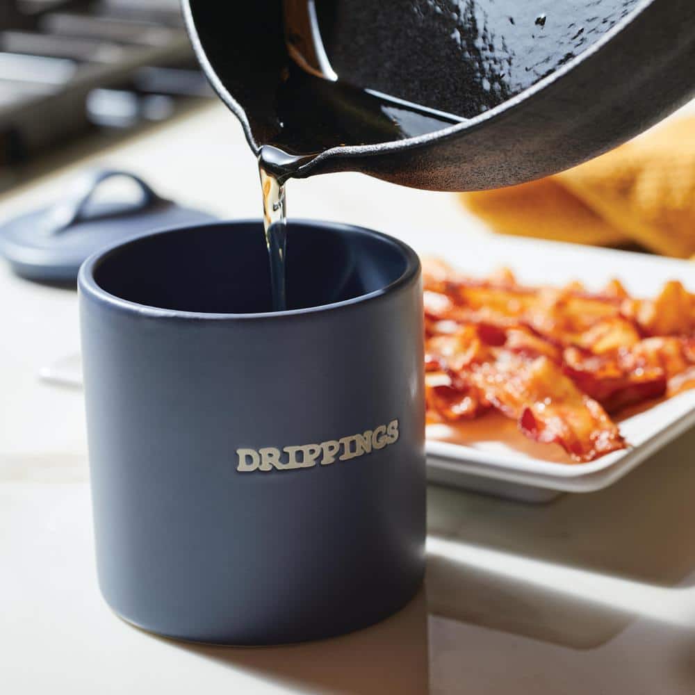 Ceramics Bacon Grease Jar 21 oz. Anchor - Hercitys