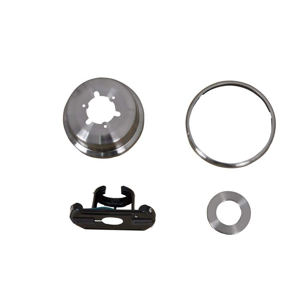 Trentino II 60 in. Brushed Nickel Mounting Bracket And Canopy Set - Hercitys