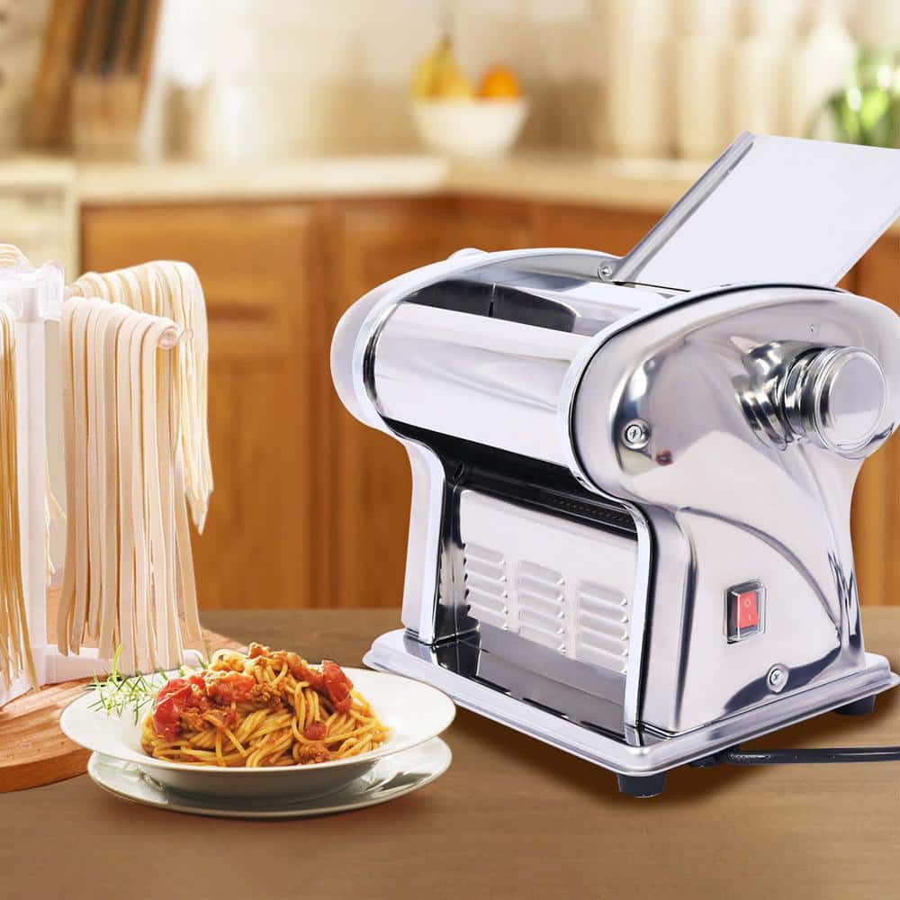 Electric Pasta Maker Machine Noodle Maker Roller Pressing Machine for Home Use 135-Watt, 1-Blades (2. 5 mm Round Noodle) - Hercitys