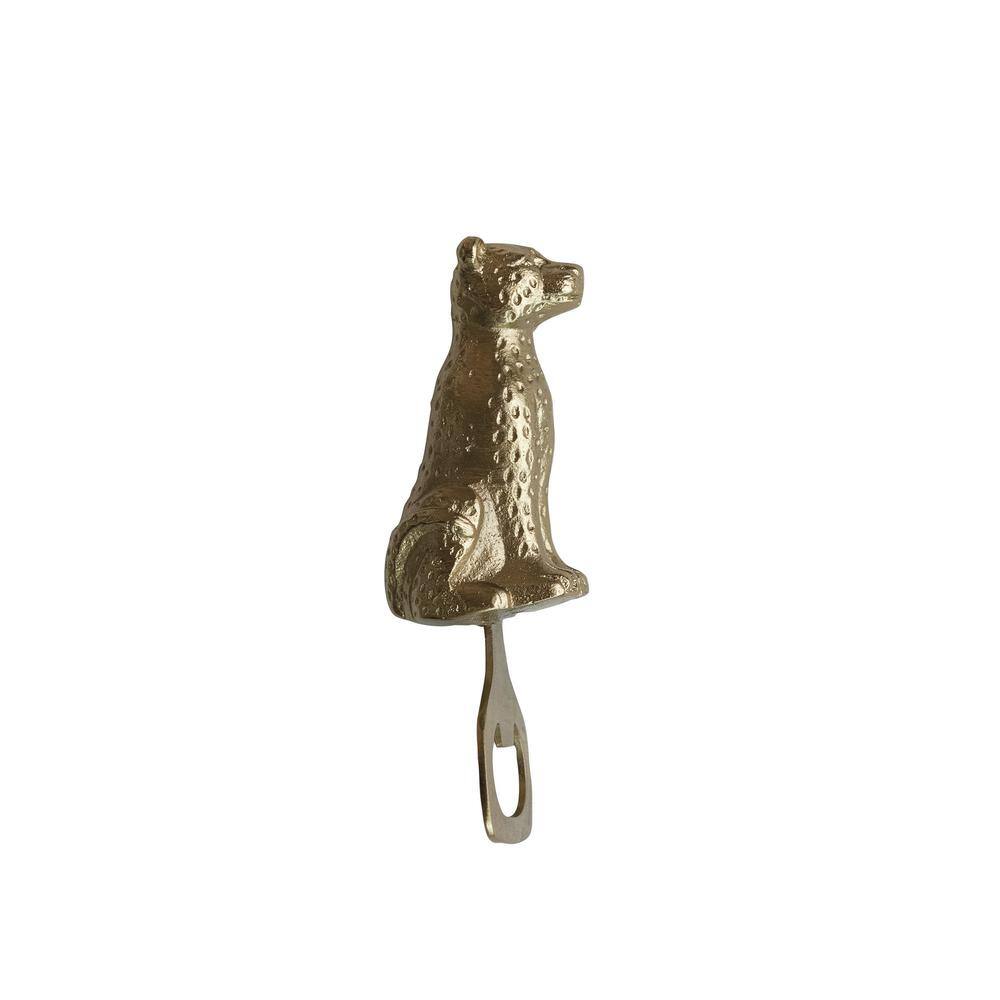 Antique Gold Stainless Steel & Cast Aluminum Leopard Shaped Bottle Opener - Hercitys