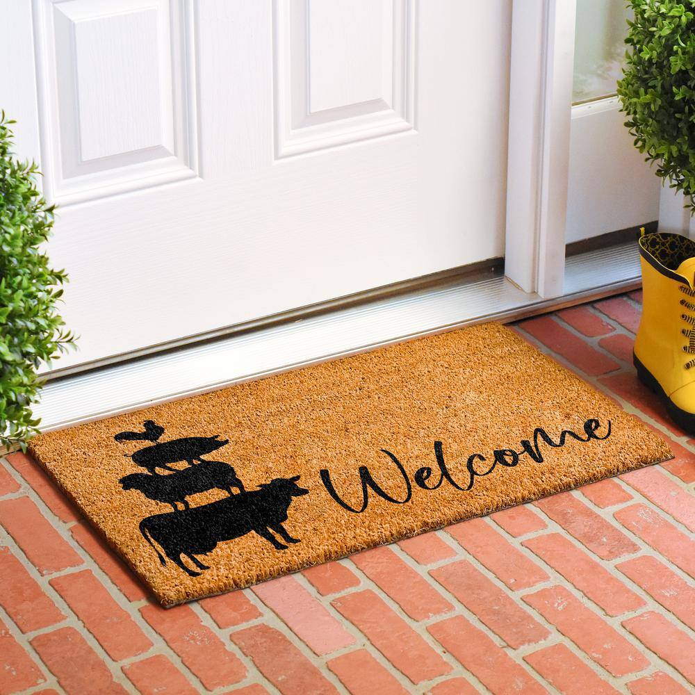 Farmhouse animals Doormat 24″ x 36″ - Hercitys