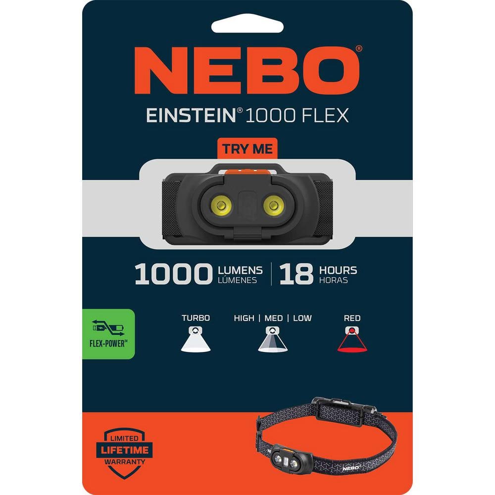 Einstein 1000 Lumens Rechargeable Flex-Fuel Headlamp - Hercitys