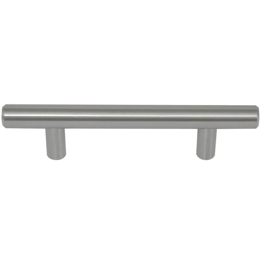 Melrose 5 in. Center-to-Center Stainless Steel Bar Pull Cabinet Pull (10-Pack) - Hercitys