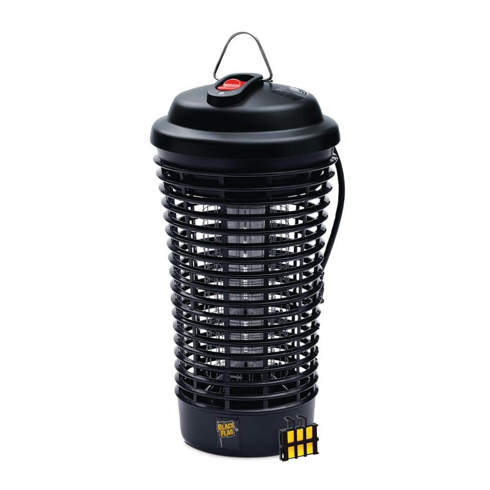 6000-Volt 40-Watt Max Bug Zapper Insect Killer with Black UV light and Green LED lights - Hercitys